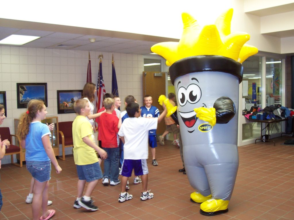 INFLATABLE SPORTY TORCH COSTUME